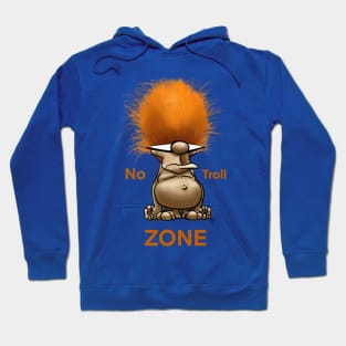 Funny Spectickles No Troll Zone Design Hoodie